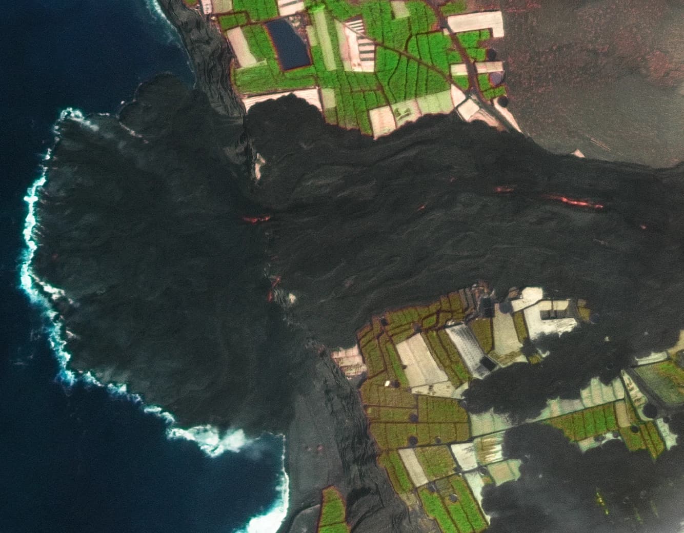 GEOSAT Satellite Capture Cumbre Vieja La Palma