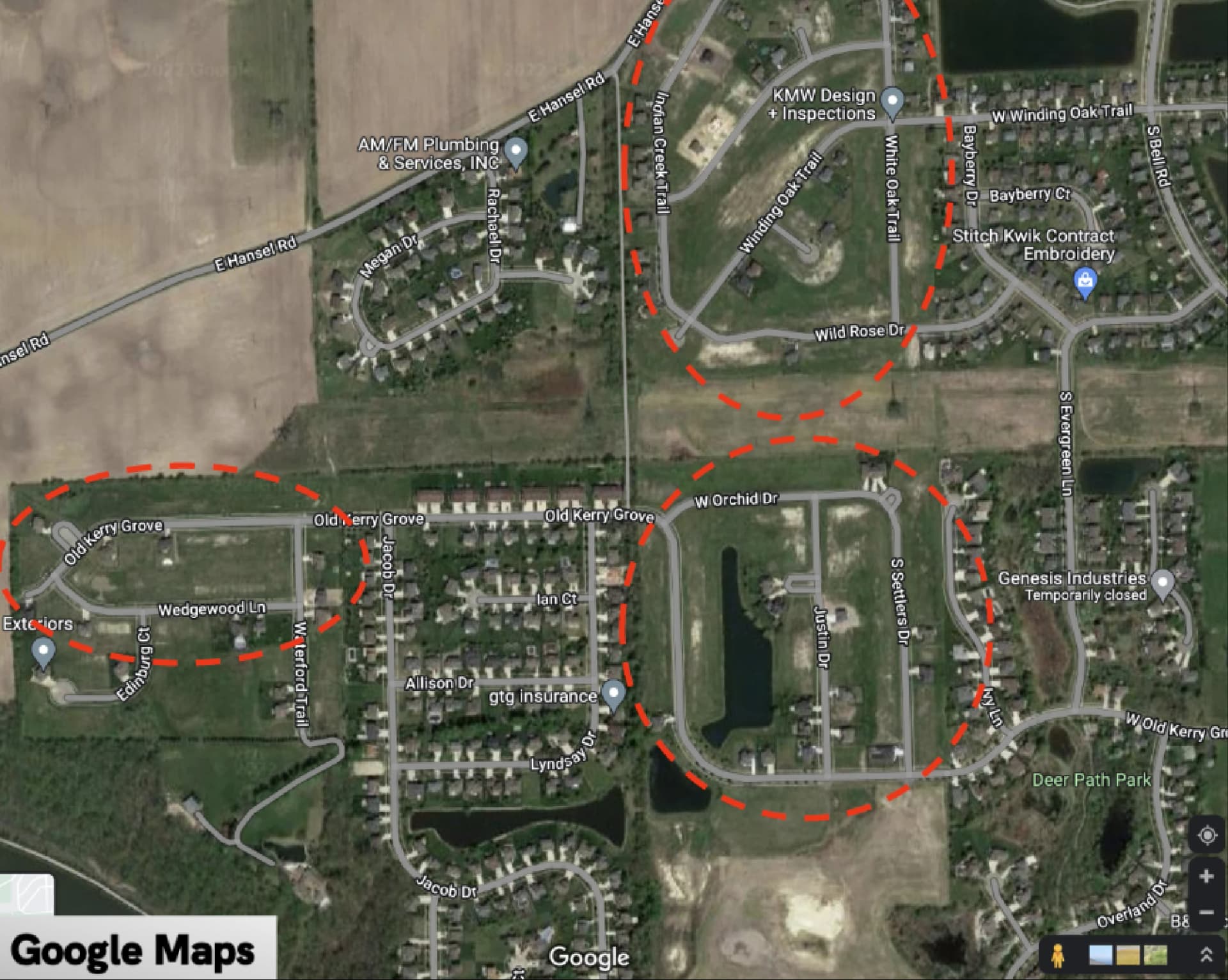 Channahan, IL via Google Earth